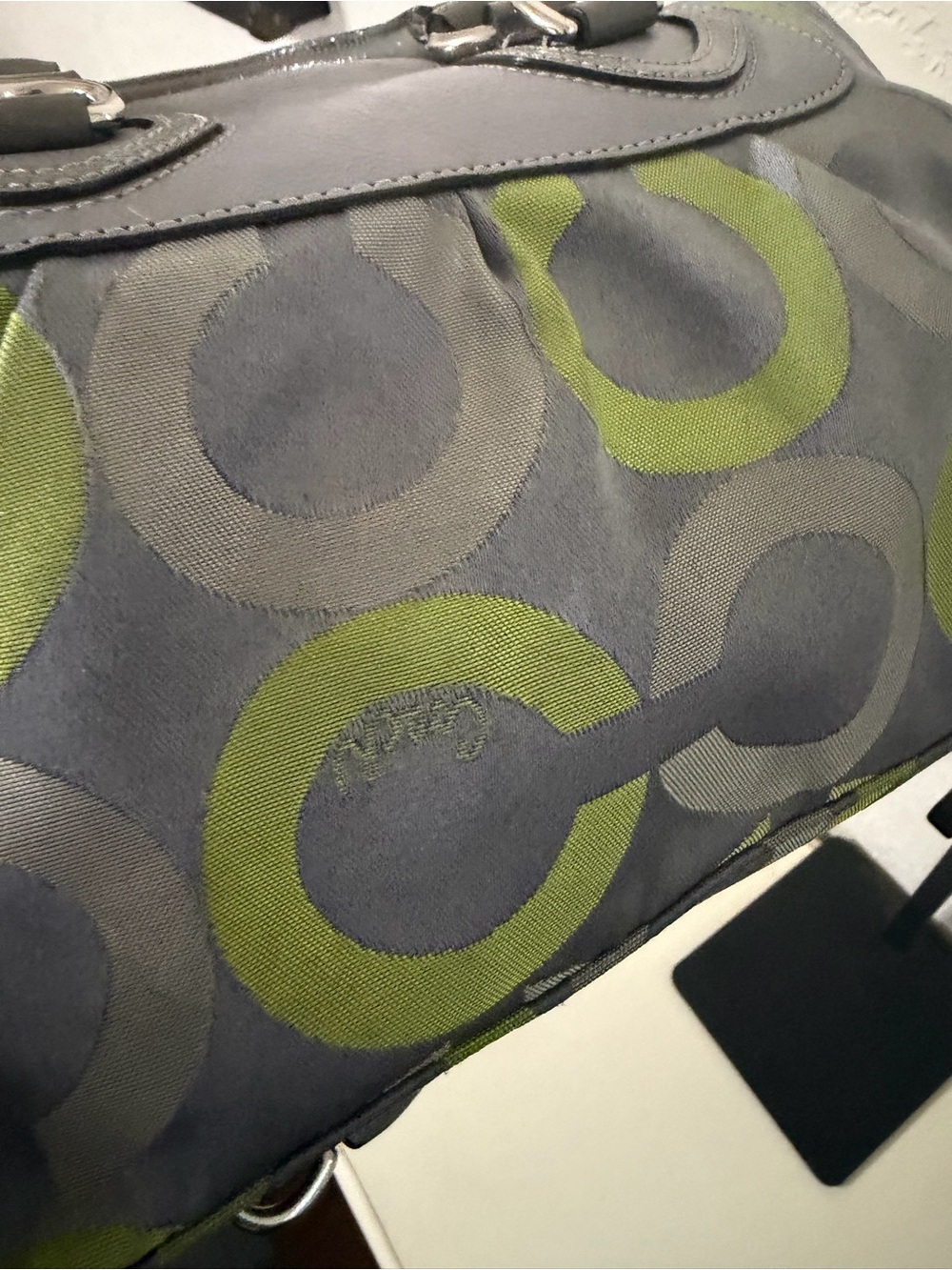 Coach Madison Sabrina Pop Op Art Satchel with Wristlet - Picture 15 of 15